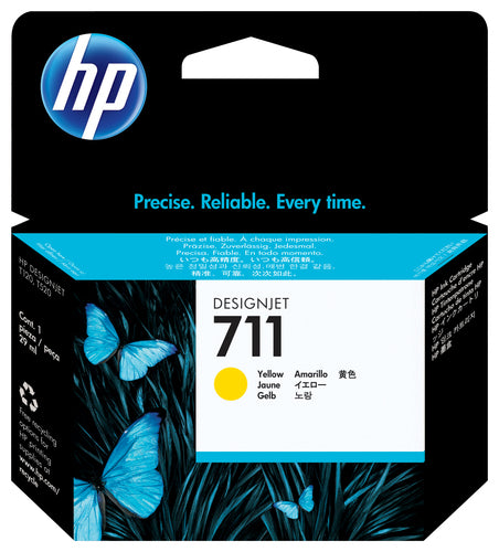 HP 711 29-ml Yellow DesignJet Ink Cartridge HP 711 29-ml Yellow DesignJet Ink Cartridge
